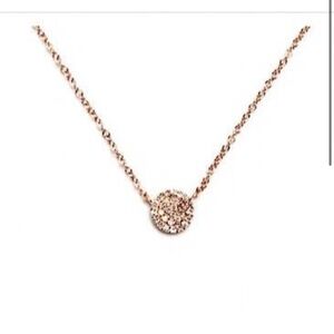 Emerson Ryder 14K Yellow Gold Diamond Disk Adjustable Necklace – New w/ Box